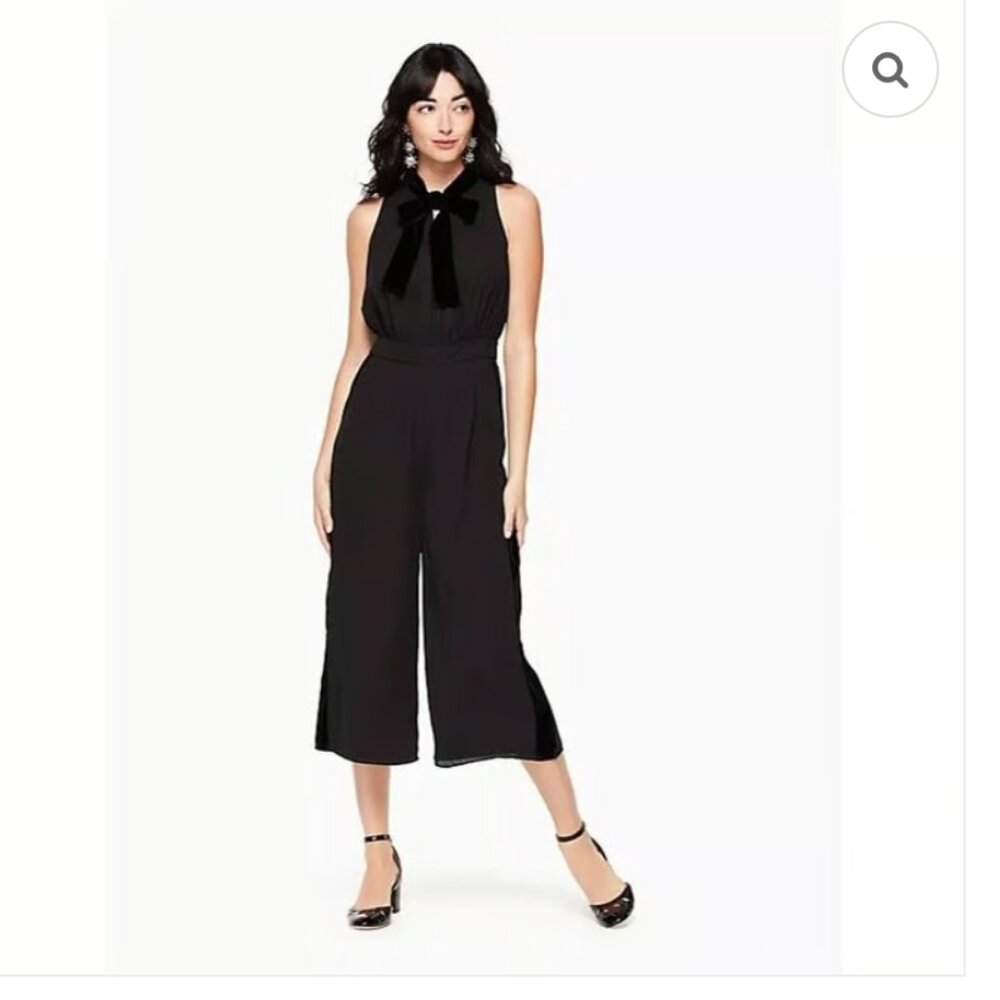 Kate Spade Black Sheath Jumpsuit Cocktail